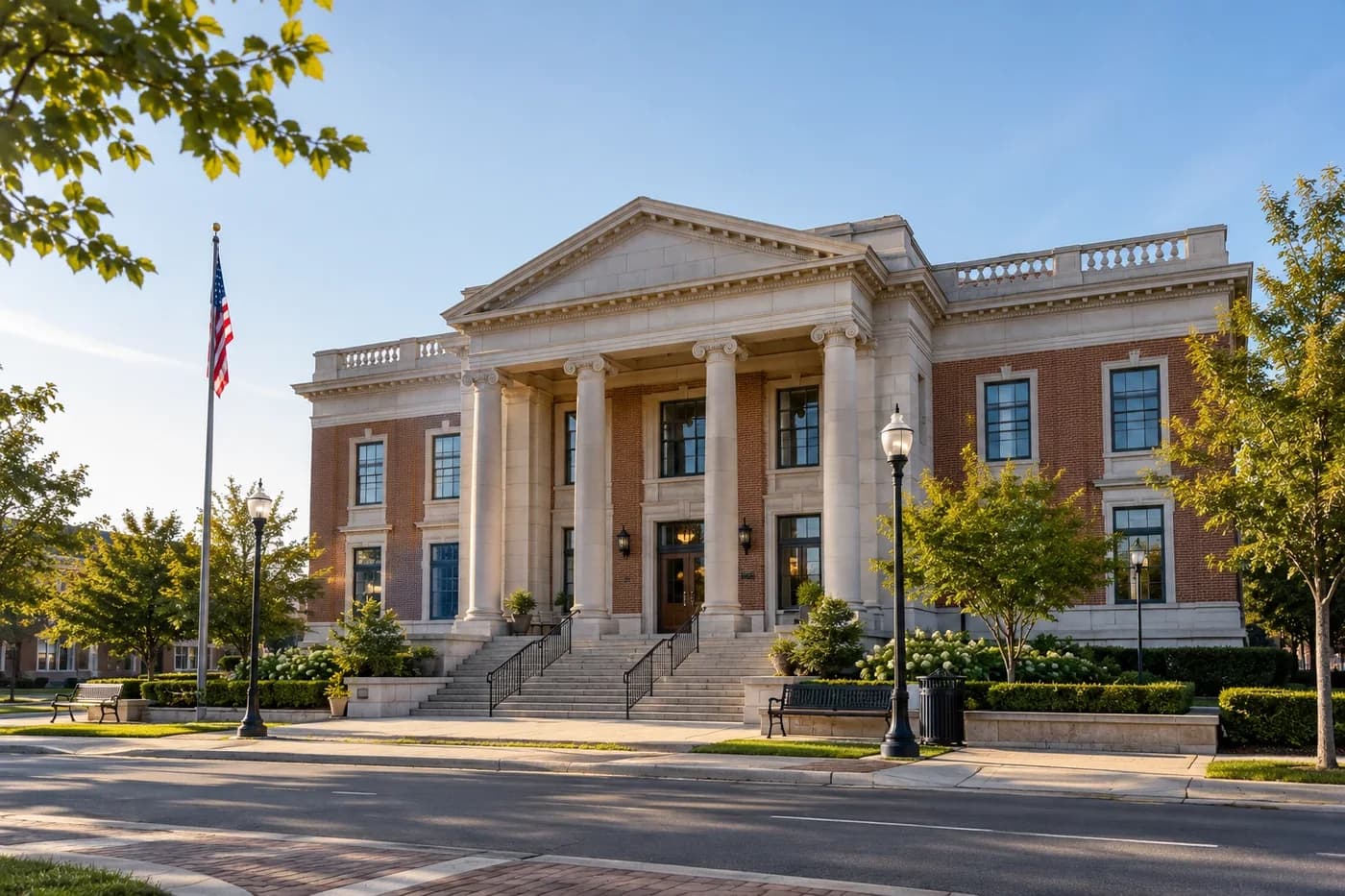 A city hall building
